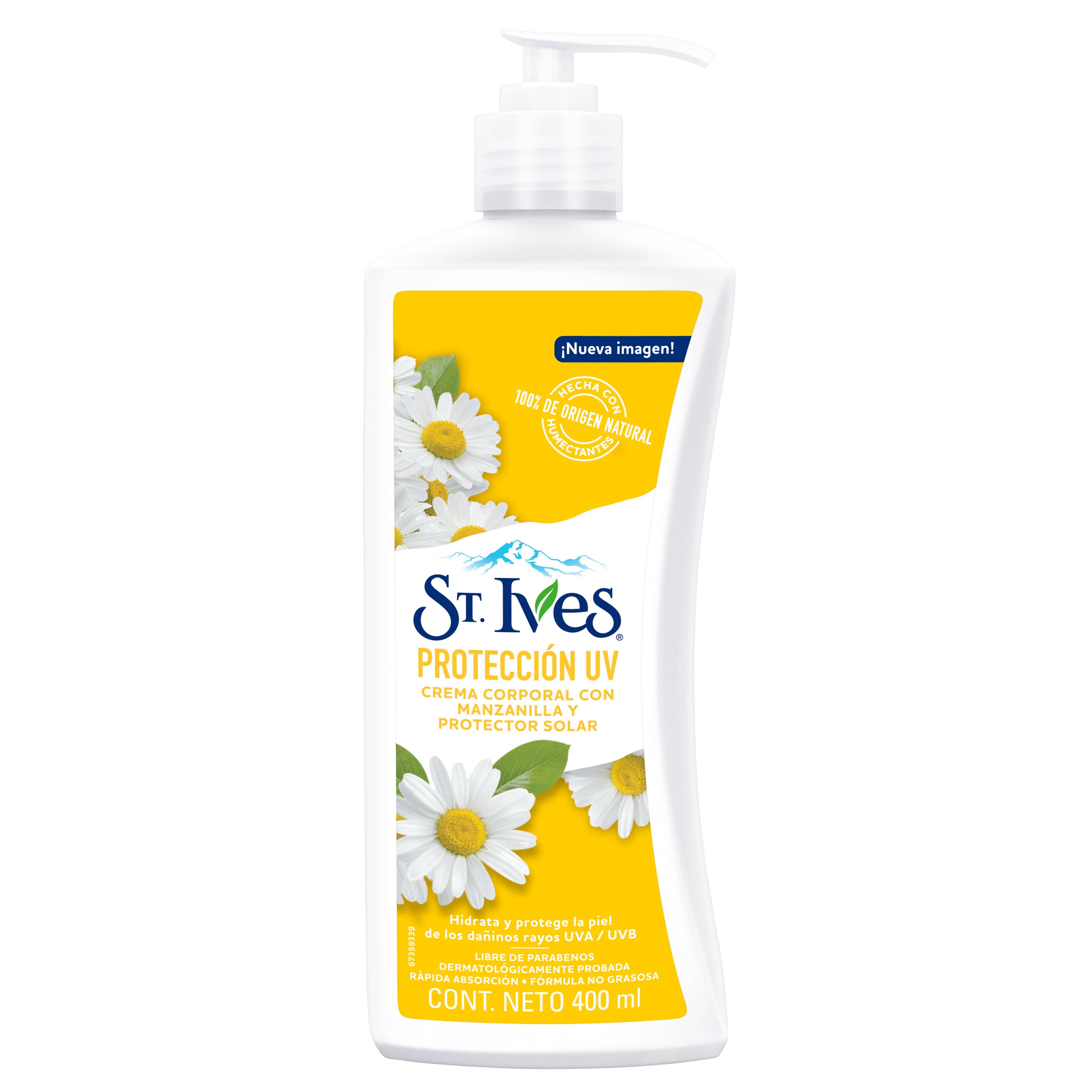 ST.IVES $4.990 Crema Corporal con Manzanilla y Protector Solar 400 ML